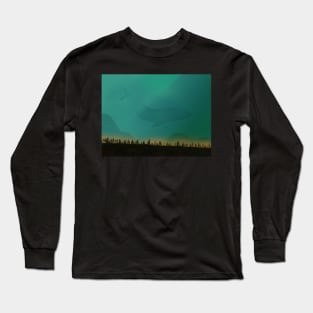 Parting of the Red sea | Bible illustration | Christian bible verse artprint Long Sleeve T-Shirt